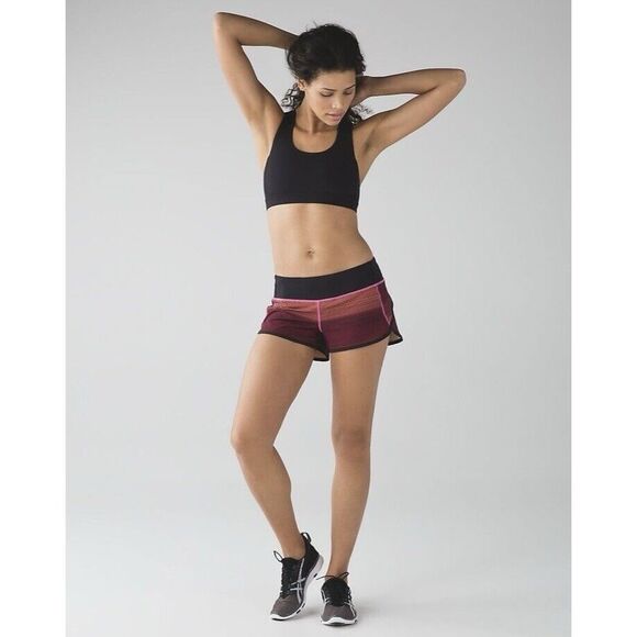 Lululemon Speed Shorts - Size 8 - Multicolored - Picture 1 of 11